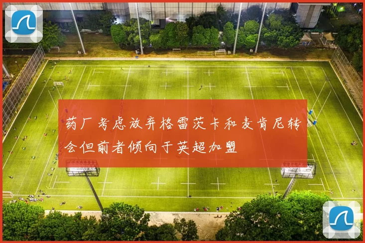 药厂考虑放弃格雷茨卡和麦肯尼转会但前者倾向于英超加盟